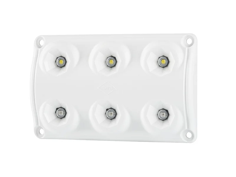LED Innenleuchte rot(19lm) - weiß(720lm-5000K) 12-24v | BG-1500RW