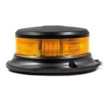 LED Rundumleuchte amber mit amber Linse | 12-24v | Magnet | R65 | S07ZL603AA – Bild 4