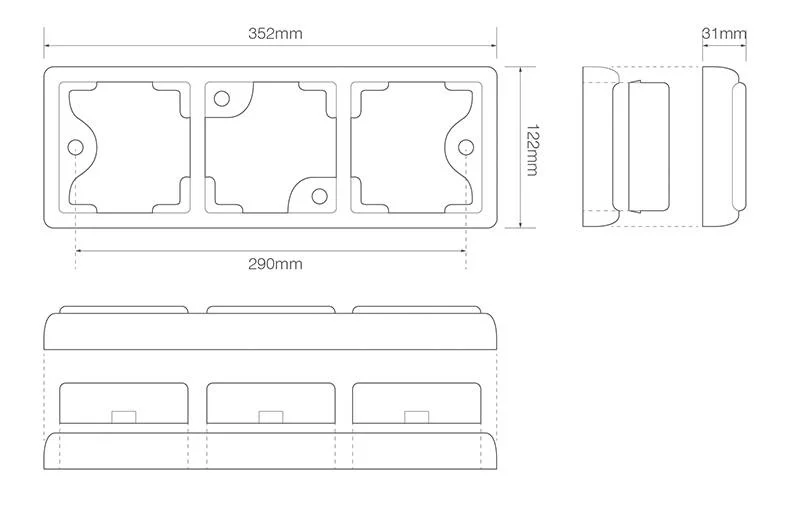 14f37bd9-3ead-4771-840f-feafa12ca3e5-41079_2-1 LED Rücklicht mit schwarzem Rand | 12-24v | 40cm Kabel | 100BSTIWFMRE – Bild 2