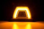 LED Oberlampe neon amber 12-24v, 50cm Kabel – Bild 6
