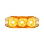 LED Kompaktes Blinklicht 12-24v (klare Linse) | 11ACM – Bild 2