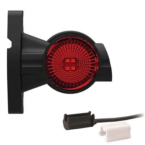 Rechts | LED Begrenzungsleuchte | kurzer Griff | 12-36v | 1.5mm². Stecker | M10BV-922RWA