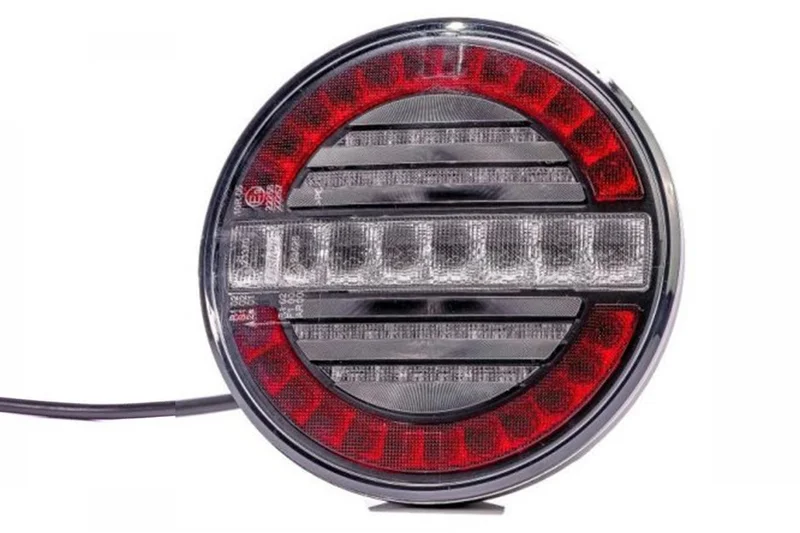 LED Nebelscheinwerfer und Rückfahrlicht (rund) | 12-24v | 100cm. Kabel | VMR-214