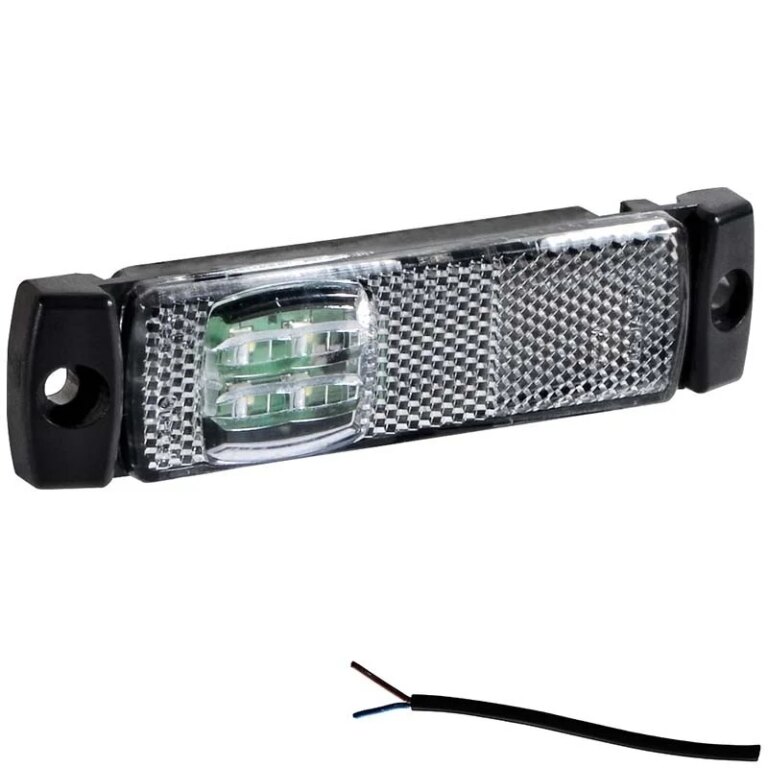 LED Positionsleuchte weiß | 12-24v | 500cm Kabel | M10MV-190W 5M