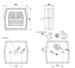 LED Positionslicht mit Blinklichtfunktion | 12-24v | V10C2-780B5 – Bild 2