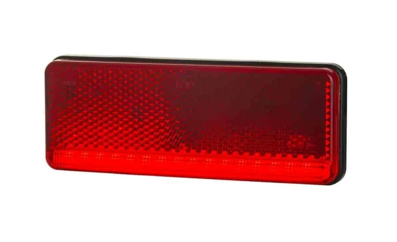 LED Positionsleuchte neonrot | 12-24v | 50cm. Kabel | MV-3200HR