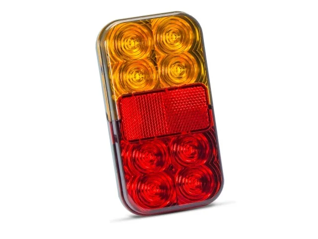LED Kompaktes Rücklicht ohne Kennzeichenbeleuchtung | 12V | 40cm. Kabel | 149BAR