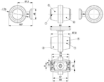 LED Begrenzungsleuchte amber | kurzer Griff | mattierte Linse | 12-24v | MB-1020A – Bild 5