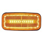 LED Seitenmarkierungsleuchte mit Blinklichtfunktion | 12-24v | 50cm Kabel | M10ZK-200A