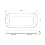 Kompakte R65 Dark Minibar 24V Magnet Montage | MLB380R65ATM-MM – Bild 6