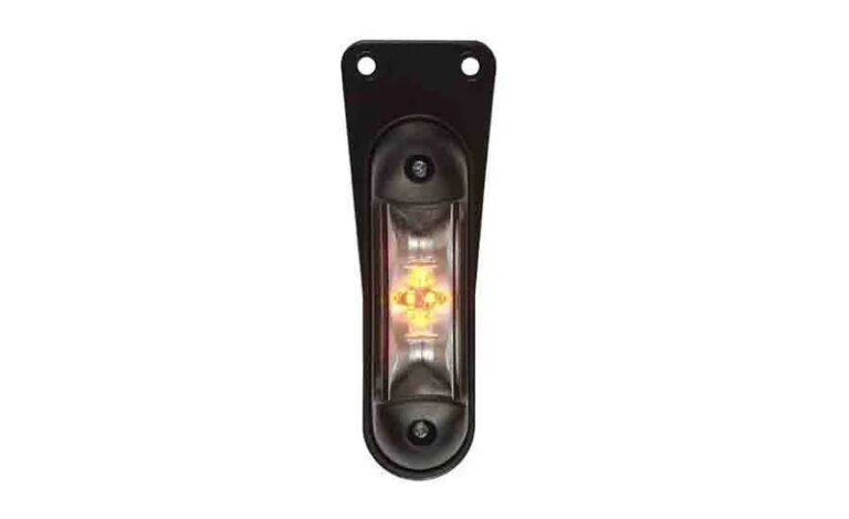 LED Begrenzungsleuchte rechts rot-weiß-amber 12-24v 50cm Kabel | MB-5350RWA