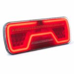 Links | LED Rücklicht | dynamisches Blinklicht | 12-24v | 200cm. Kabel | VC-2001