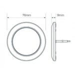Ultraflache LED Innenbeleuchtung | weiß | 12v | kaltweißes Licht | 7515W – Bild 4