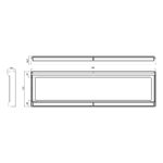 LED-Kennzeichenhalter inkl. Beleuchtung 12-24v, 2m Kabel | 2100 – Bild 2