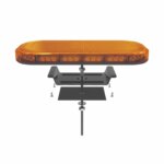 Compact R65 Minibar mit gelber Linse 24V Festeinbau | MLB380R65AAM – Bild 4