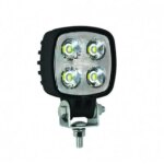 LED Arbeitsscheinwerfer | 12 Watt | 1000 Lumen | 12-24v | Flutlichtstrahl schwarz | 8112BM
