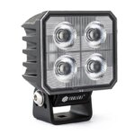 LED Arbeitsscheinwerfer quadratisch | 3800 Lumen | 40Watt | eingebauter Deutsch-Stecker | 9-36v | WF-4038V