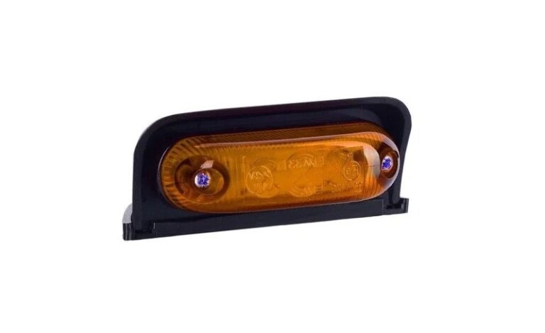 LED Positionsleuchte amber mit Bügel | 12-24v | 50cm. Kabel | MV-4050A