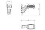 LED Begrenzungsleuchte kompakt links 12-24v | MB-6051RWA – Bild 8