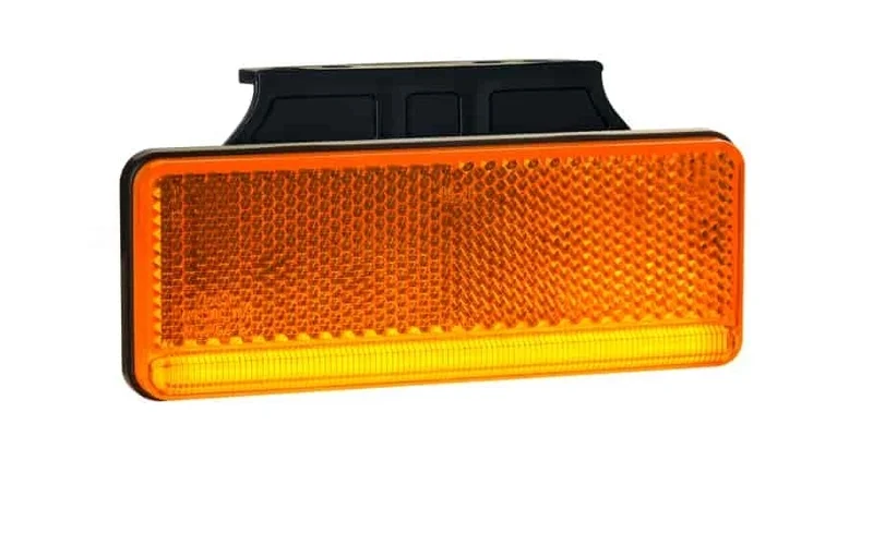 LED Positionsleuchte amber mit Bügel | 12-24v | 50cm. Kabel | MV-3250HA
