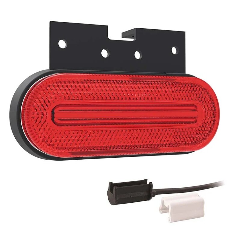 LED Positionsleuchte rot | 12-24v | 1.5mm². Stecker | M10MV-770R