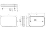 Rechts | LED Rücklicht & Kennzeichenleuchte | 12v | 5-PIN | VC-2732B5 – Bild 7