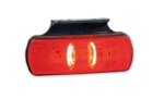 LED Positionsleuchte neonrot mit Bügel | 12-24v | 50cm. Kabel | MV-3350R
