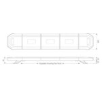 LED Leuchtbalk | R65 | 1345mm | 10-30v | komplett blinkend | EQBT1345R65A – Bild 4