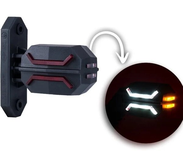 LED Begrenzungsleuchte kompakt 12-24v | MB-6000RWA