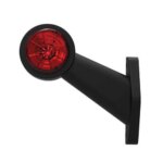 Links | LED Begrenzungsleuchte | abgewinkelter Griff | 12-24v | 0,75mm². Stecker | M10BV-311RW – Bild 2