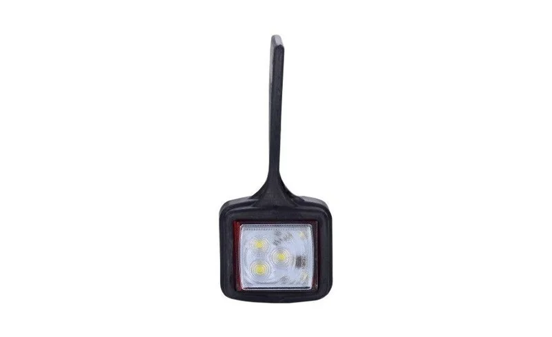 LED Begrenzungsleuchte rechts rot-weiß 12-24v 50cm Kabel | MB-4602RW