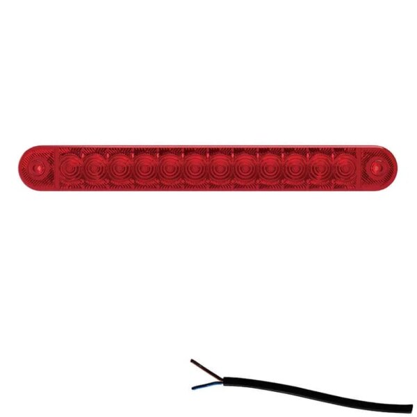 LED Positionsleuchte rot | 12-24v | 50cm Kabel | M10MV-800R