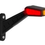 Rechts | LED Begrenzungsleuchte | 12-36v | 30cm. Kabel | rot-weiß-amber | MB-1462RWA