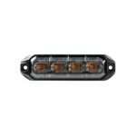 LED R65 CL2-Blitzer 4-LED amber 24V 200cm Kabel