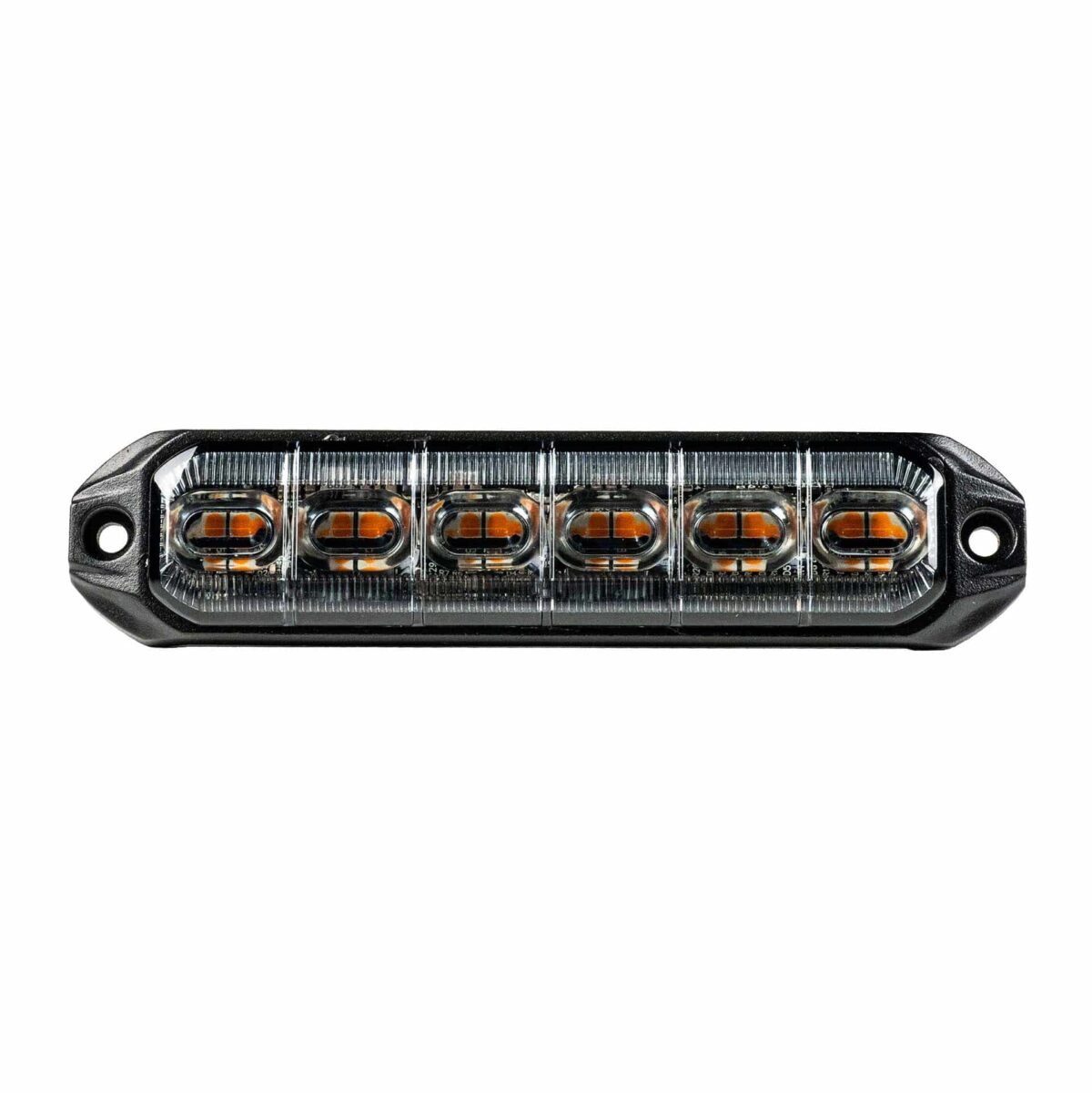 LED R65 CL2-Blitzleuchte 6-LED amber 24V 200cm Kabel
