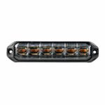 LED R65 CL2-Blitzleuchte 6-LED amber 24V 200cm Kabel