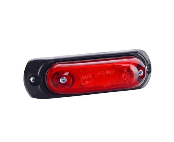 LED Positionsleuchte Rot mit Bügel | 12-24v | 50cm. Kabel | MV-4090R