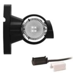 Links | LED Begrenzungsleuchte | kurzer Griff | 12-24v | 1.5mm². Stecker | M10BV-921RWA
