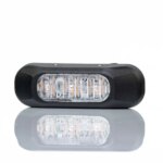 R65 LED Blitzer 3 LEDs Gelb 10 - 30V