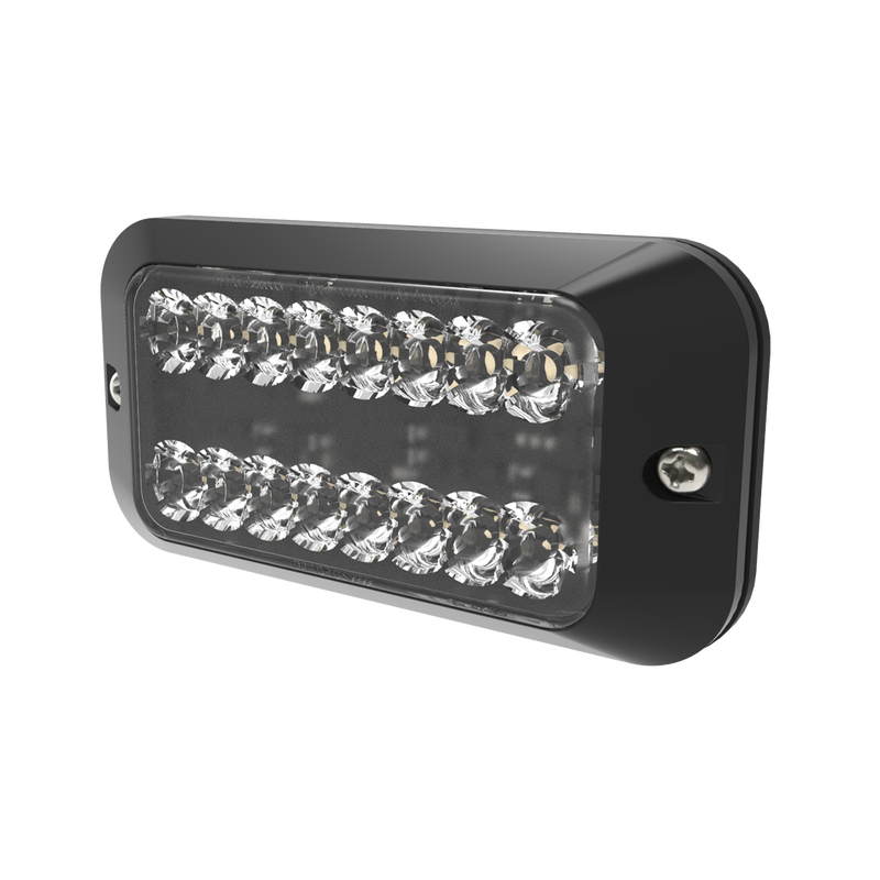 LED Blitzer | R65 | amber + weiß (geteilt) 8-LED | 12-24v | ED3789AC
