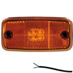 LED Umrissleuchte amber | 12-24v | 50cm Kabel | M10MV-600A