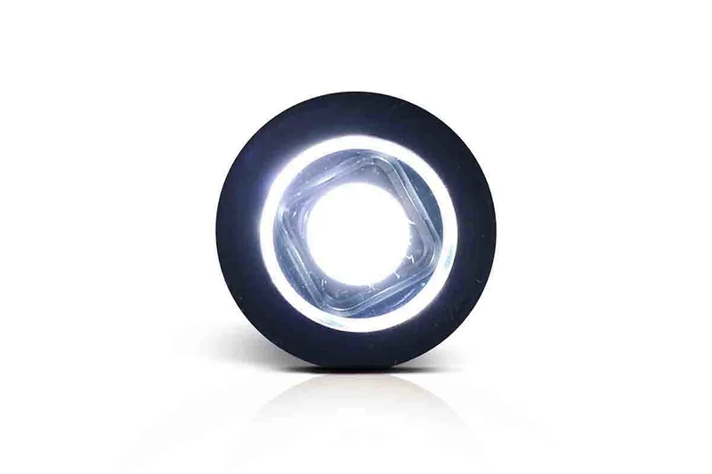 LED kompakte Einbau Positionsleuchte weiß | 12-24v | MV-2600W
