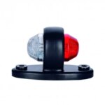 LED Begrenzungsleuchte kompakt rot-weiß 12-24v 50cm Kabel | MB-4200RW