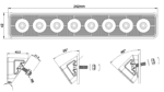 LED Arbeitsscheinwerfer | 5600 Lumen | 48 Watt | IP69K | Deutsch Stecker | WF-4856 – Bild 7