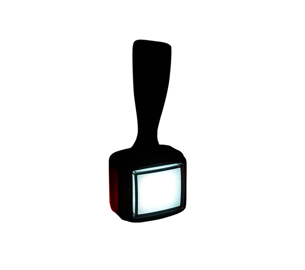 LED Begrenzungsleuchte rechts rot-weiß 12-24v 25cm Kabel