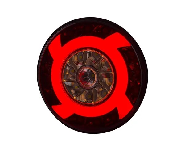 LED Nebelscheinwerfer mit Rückfahrlicht | 120mm. Gehäuse | 12-24v | 1.5m. Kabel | VC-3920