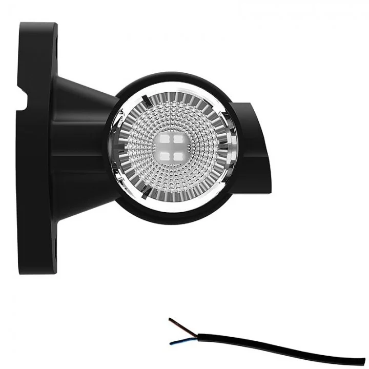 Links | LED Begrenzungsleuchte | kurzer Griff | 12-24v | 20cm. Kabel | M10BV-901RWA