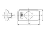 LED Umrissleuchte amber 24v 2PIN AMP MCP 2.8 Volvo-Renault | 198620 – Bild 3