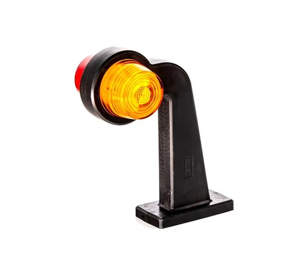 LED Begrenzungsleuchte rechts rot-amber 12-24v 30cm Kabel | MB-2012RA