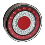 LED Rücklicht in Chromoptik | 12-24v | 40cm Kabel | MaXilamp1XCE